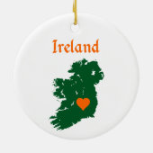アイルランド地図 セラミックオーナメント (裏面)