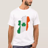アイルランド地図 Tシャツ (正面)