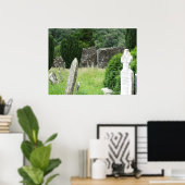 アイルランド墓地 ポスター (ホームオフィス)