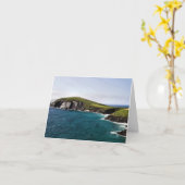 アイルランド大西洋沿岸アイルランドの写真 カード (黄色い花)