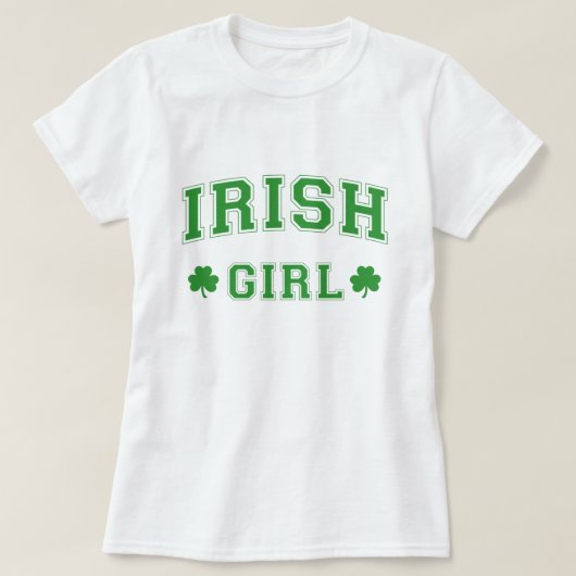 アイルランド女子聖パトリックの日Tシャツ Tシャツ (デザイン正面)