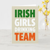 アイルランド女子飲み会チーム カード (黄色い花)