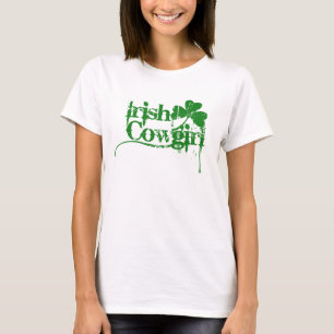 アイルランド女性のカーボーイ Tシャツ