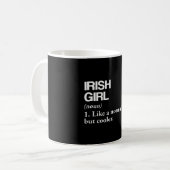 アイルランド定義アイルランド国旗の国の言語 コーヒーマグカップ (正面左)