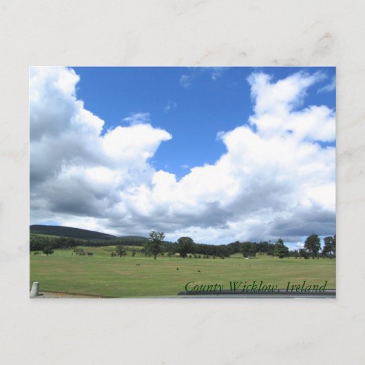 アイルランド州ウィックロー郡 ポストカード (正面)