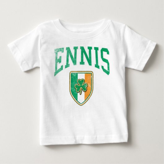 アイルランド州(ENNIS) ベビーTシャツ (正面)