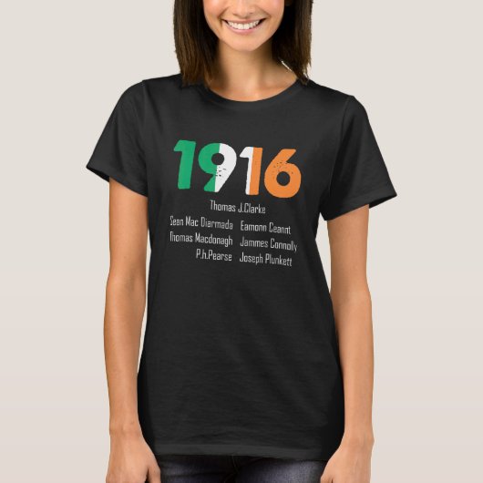 アイルランド復活祭100年2月1916アイルランドの反乱 Tシャツ (正面)