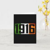 アイルランド復活祭1916年アイルランド反乱旗 カード (黄色い花)