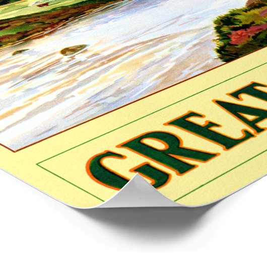 アイルランド復興ヴィンテージ旅行ポスター ポスター (角)