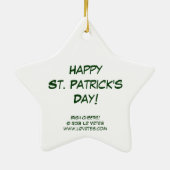 アイルランド応援!スターオーナメント セラミックオーナメント (裏面)