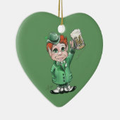 アイルランド応援!ハートオーナメント セラミックオーナメント (右)