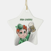 アイルランド応援!ポートレートスターオーナメント セラミックオーナメント (右)