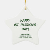 アイルランド応援!ポートレートスターオーナメント セラミックオーナメント (裏面)