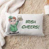 アイルランド応援!腰枕を投げる ランバークッション (ブランケット)