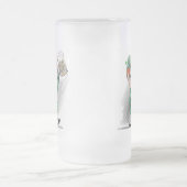 アイルランド応援!霜降りビアマグ フロストグラスビールジョッキ (中央)