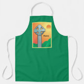 アイルランド恵みクロスパーソナライズされた エプロン (正面)