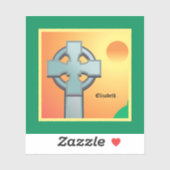 アイルランド恵みクロスパーソナライズされた シール (シート)