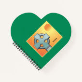 アイルランド恵みクロスパーソナライズされた ノートブック (正面)