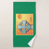 アイルランド恵みクロスパーソナライズされた バスタオル (バスタオル)