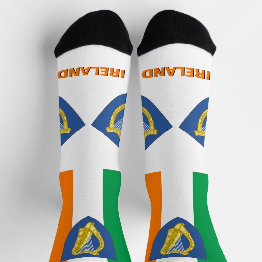 アイルランド愛国的なアイリ地球に優しッシュ国旗のソックス ソックス (上部)
