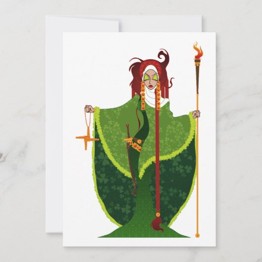 アイルランド招待状のセント・ブリジッド 招待状 (正面)