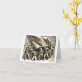 アイルランド旅団ノートカード カード (黄色い花)