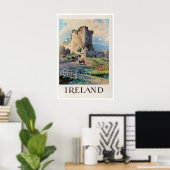 アイルランド旅行ポスター アイルランドアートプリント ポスター (ホームオフィス)