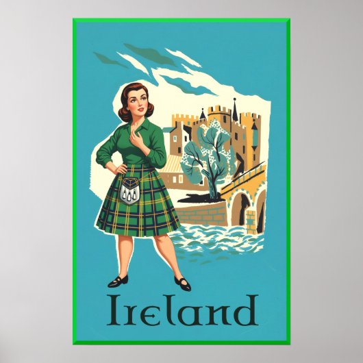 アイルランド旅行ポスター ポスター (正面)