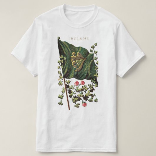 アイルランド旗グラフィック Tシャツ (デザイン正面)