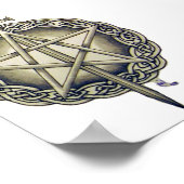 アイルランド星形五角形 ポスター (角)