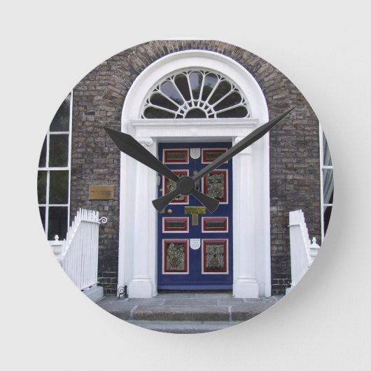 アイルランド時計 – アンティークダブリン出入口 ラウンド壁時計 (正面)