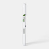 アイルランド服を着たかわいいダシュント犬 iPhone 16ケース (右側面)