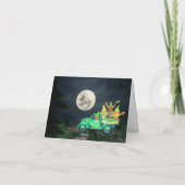 アイルランド格言と満月感謝してい! サンキューカード (裏面)