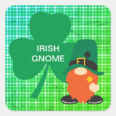 アイルランド格言シャムロックサンパトリック スクエアシール (正面)