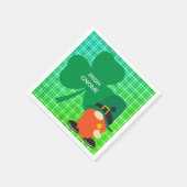 アイルランド格言シャムロックSt patricksスタンダードカクテル スタンダードカクテルナプキン (角)