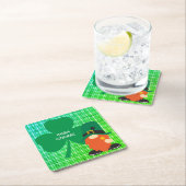 アイルランド格言シャムロックSt patricks スクエアペーパーコースター (インサイチュ)