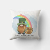 アイルランド格言ポットの金ゴールドケルト聖パトリックの日 クッション (裏面)