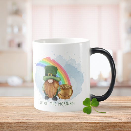 アイルランド格言ポットオブ金ゴールドカスタムセントパトリックの日 モーフィングマグカップ