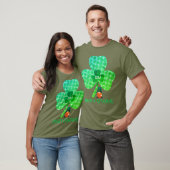 アイルランド格言モノグラムシャムロックユニセックスSt patricks Tシャツ (ユニセックス)