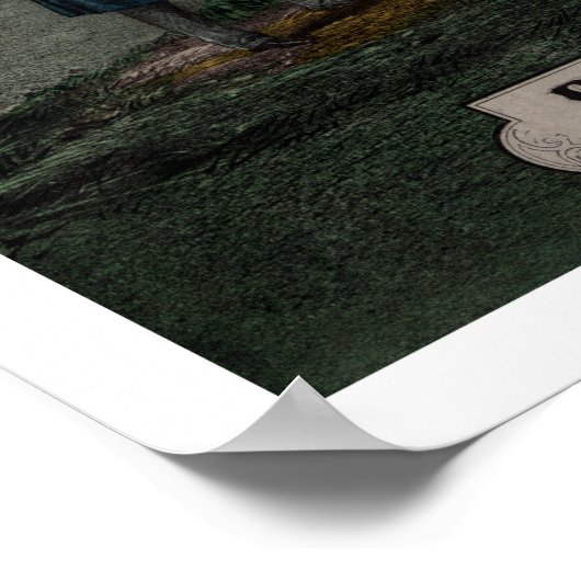 アイルランド歴史年代順の木 ポスター (角)