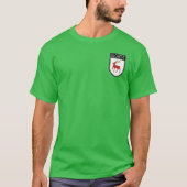 アイルランド氏族の紋章 - マッカーシー Tシャツ (正面)
