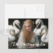アイルランド民話The Children of Lir ポストカード (正面/裏面)