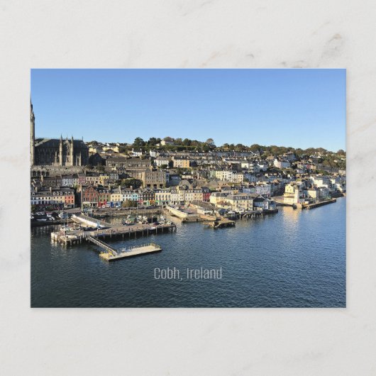 アイルランド沿岸、写真 ポストカード (正面)