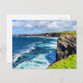 アイルランド沿岸、写真 ポストカード (正面/裏面)