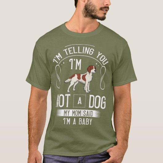 アイルランド産レッド&ホワイトセッター犬の子犬の飼い主 _19 Tシャツ (正面)