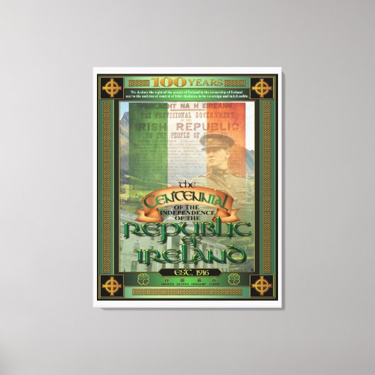 アイルランド百年祭 キャンバスプリント (正面)