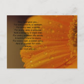 アイルランド祈りの言葉はがき ポストカード (正面)