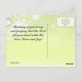 アイルランド祈りの言葉恵みカスタムはがき ポストカード (裏面)