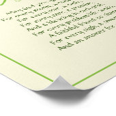 アイルランド祈りの言葉 フェイク ポスター (角)