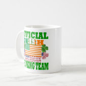 アイルランド系アメリカ人の公式の飲みチーム コーヒーマグカップ (正面左)